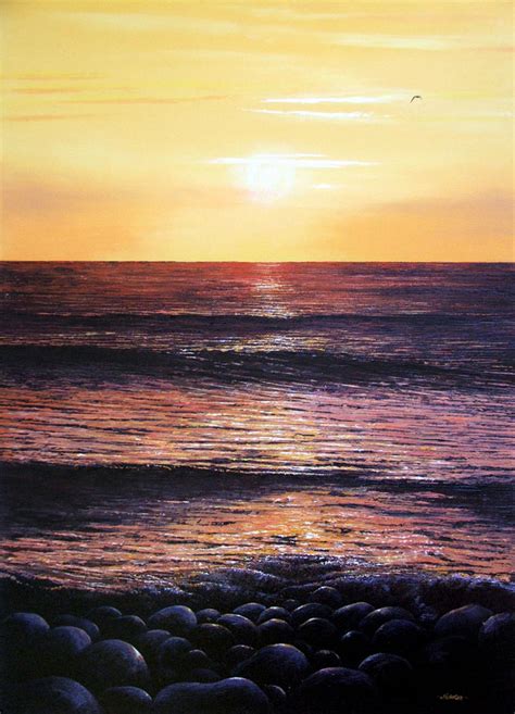 Golden Sunset At Cot Nicholas Smith