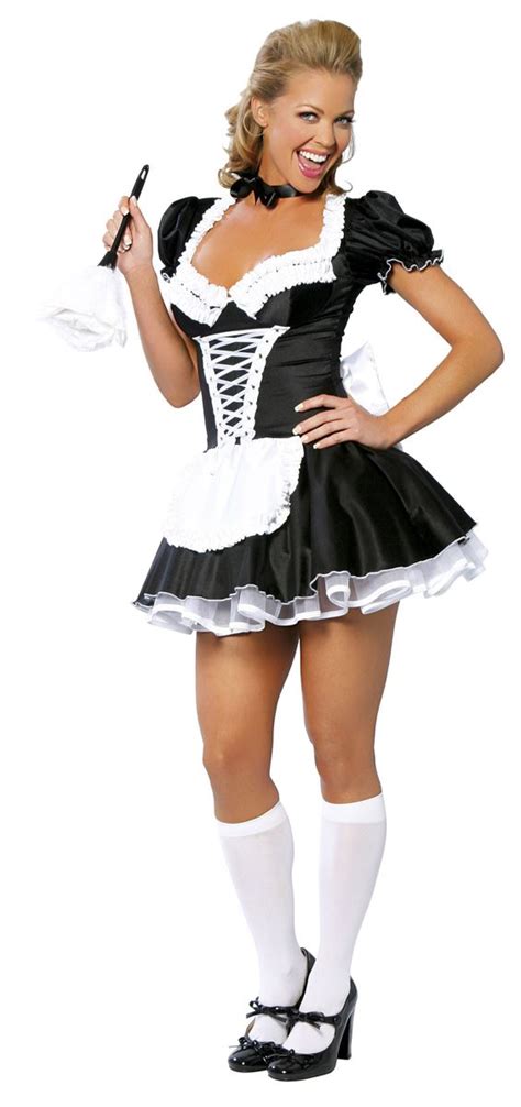 Adult French Maid Womens Costume 3699 The Costume Land