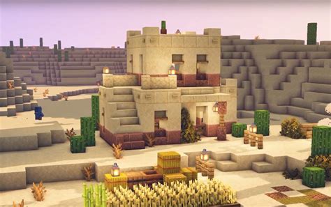 Minecraft Simple Desert Starter House Ideas And Design