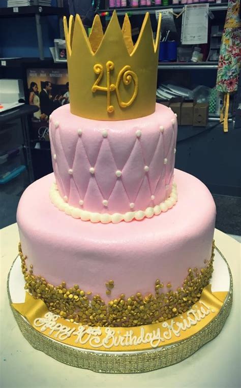 Check out our 40th birthday cake selection for the very best in unique or custom, handmade pieces from our party décor shops. Princess Themed 40th Birthday Cake - Adrienne & Co. Bakery in 2019 | Birthday cake, 40th ...