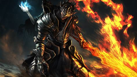 Dark Souls Fire Sord Warrior Hd Games Wallpapers Hd Wallpapers Id