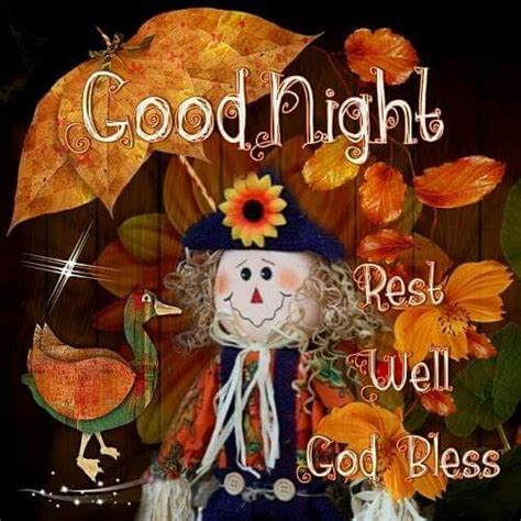 Fall Good Night Good Night Blessings Good Evening Greetings Good
