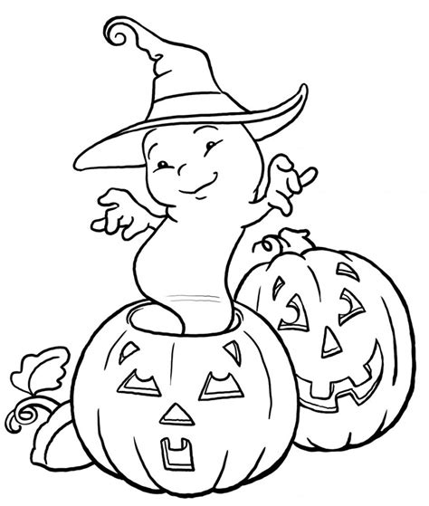 Download Free Printable Ghost Coloring Pages For Kids