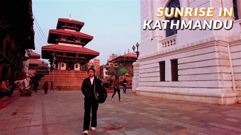 Sunrise In Kathmandu City Daily Morning Life And Flea Markets Travel