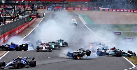 Silverstone Adjusts Circuit After Huge Crash Zhou Guanyu Gpblog