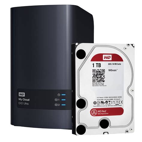 Wd My Cloud Ex2 Ultra 2tb 2 Bay Personal Storage Server Kit With Drives