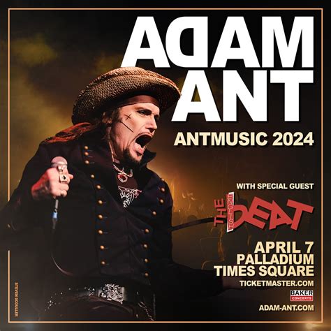 Adam Ant Antmusic 2024 With Special Guest The English Beat