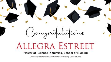 Congratulations Allegra Estreet Commencement 2021