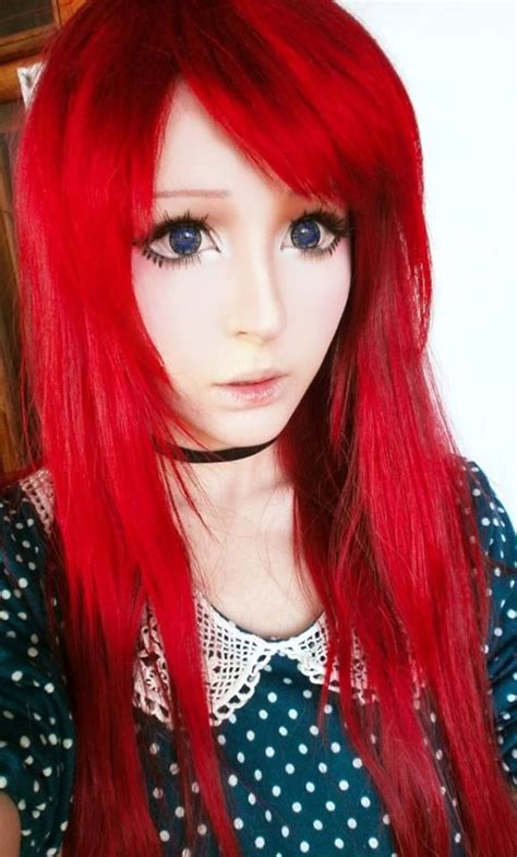 Anastasiya Shpagina Manga Girl Mode Kawaii Human Doll Anime Makeup
