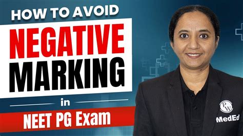 How To Avoid Negative Marking In Neet Pg Exam Youtube
