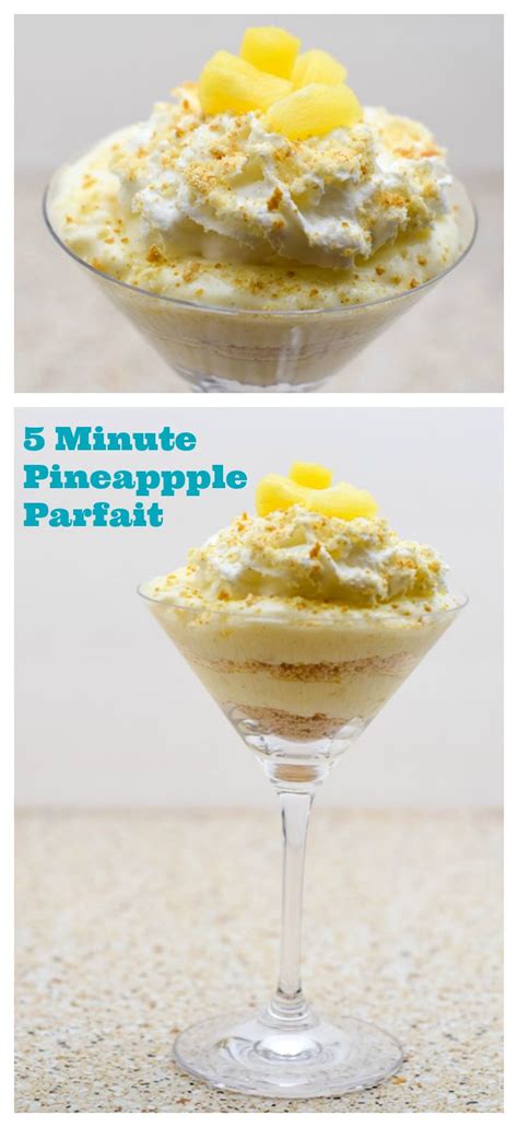 Quick and Easy Dessert : 5 Minute Pineapple Parfait Plus ...