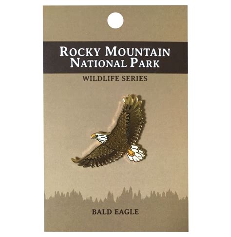 Pin Rmnp North American Wildlife Series Bald Eagle Rocky Mountain