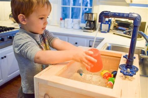 Toy Sink With Running Water Kids Sink Diy Kids Kitchen Diy Play Kitchen