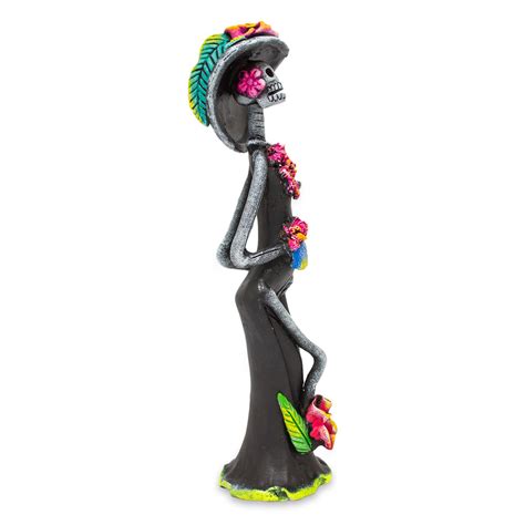 Unicef Market Day Of The Dead Catrina Ceramic Sculpture Crafted By