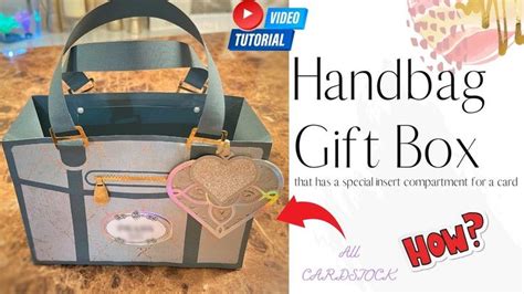 HANDBAG GIFT BOX With A Card Holder Inside | Galentine | Step by Step