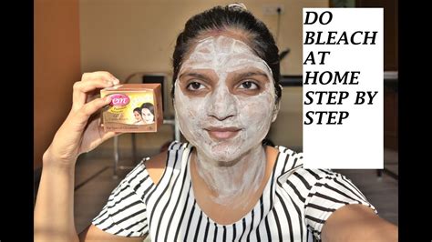 How To Bleach Face At Home L Facial Hair Bleaching Step By Step L Skin
