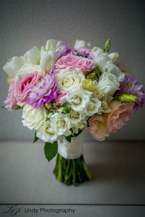 Dahlia Blooms With Lisianthus Tulips And Roses Elopements With Lindy