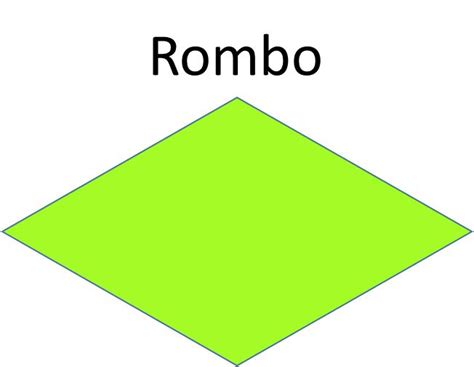 A Square With The Word Rombo On It And An Image Of A Rectangle