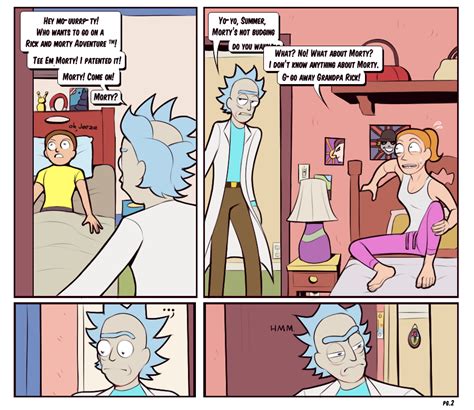 Rule 34 Implied Incest Incest Jamesab Morty Smith Rick And Morty Rick