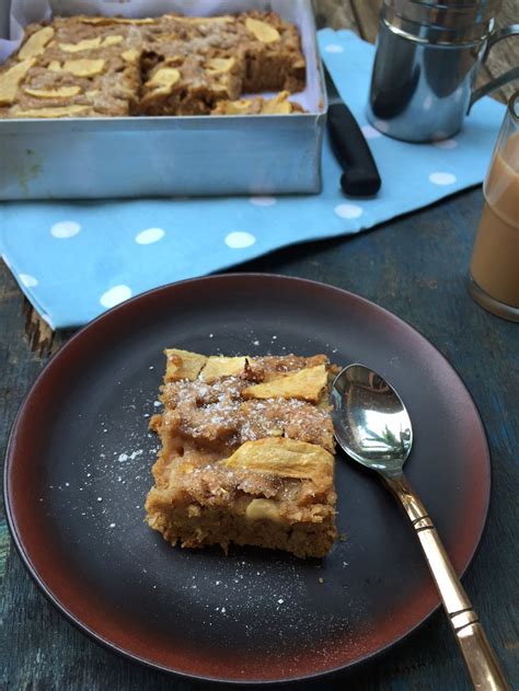 Bursting with chunks of apple and lots of sweet spices in every bite! Super Moist Eggless Apple Cake Using Coconut Sugar Recipe ...