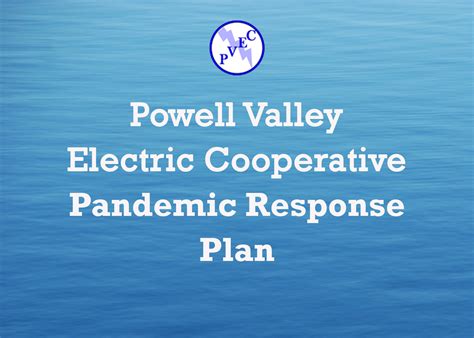 PVEC’s Pandemic Response Plan – Powell Valley Electric Cooperative