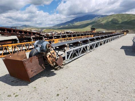 Conveyor 24” Wide X 118 Long Aggregate Transfer Or Stockpiling Conveyor For Sale Olivehurst