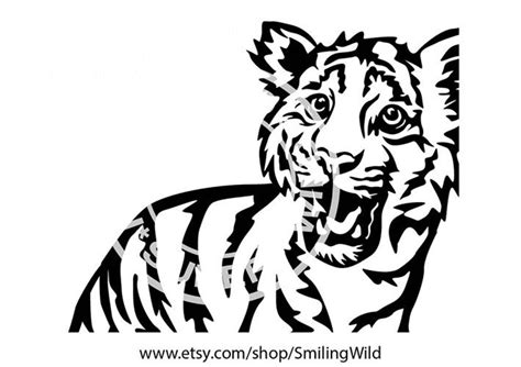 Tiger Cub Svg