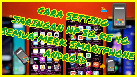 Cara Merubah Setting Jaringan HP Android 3G ke 4G LTE