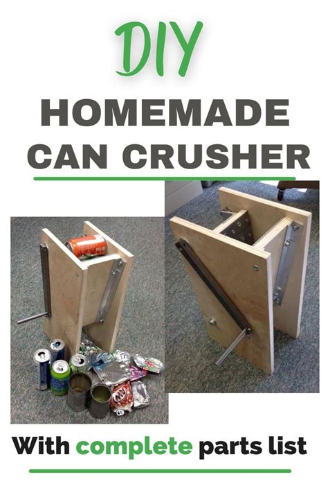 Can Crusher Plans Gizmo Plans Woodworking Projects Diy Diy