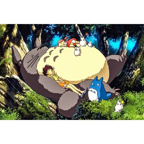 Tonari No Totoro Anime Art Poster My Neighbor Totoro Totoro Anime Art