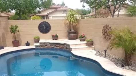 Swimming pools can be a means of recreation for you and your family to spend time together. Small back yard pool project - YouTube