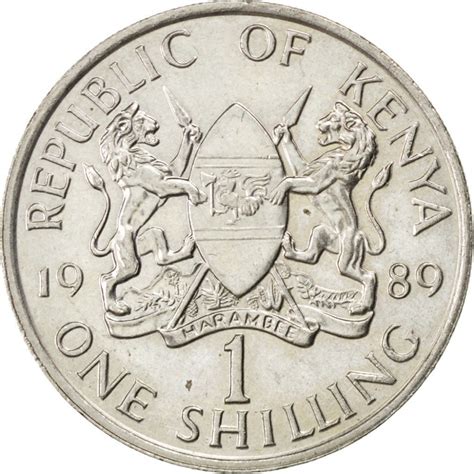 1 Shilling Kenya 1978 1989 Km 20 Coinbrothers Catalog