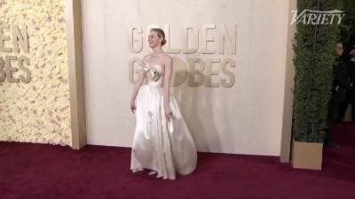 Elle Fanning Appears At The Golden Globe Awards Movie Gifs Mp
