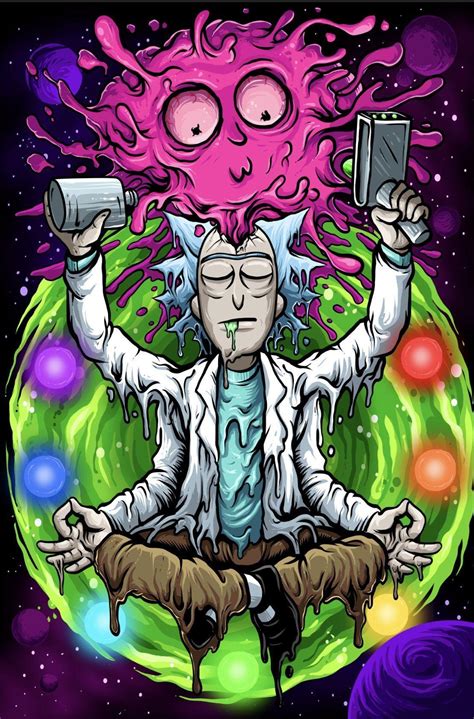 Find rick and morty wallpapers hd for desktop computer. Tumblr Psychedelic Rick And Morty Wallpapers - Wallpaper Cave