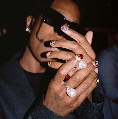 Best Asap Rocky Natural Pearl Ring For Men And Women Hip Hop Ring End