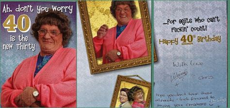 If you are not throwing a party, you can buy them 40 of their favorite item. 40th Birthday - Chris and Nicole | Happy 40th birthday ...