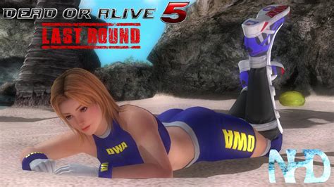 Dead Or Alive 5 Last Round Tina Blue Spandex Match Victory Defeat Private Paradise Youtube