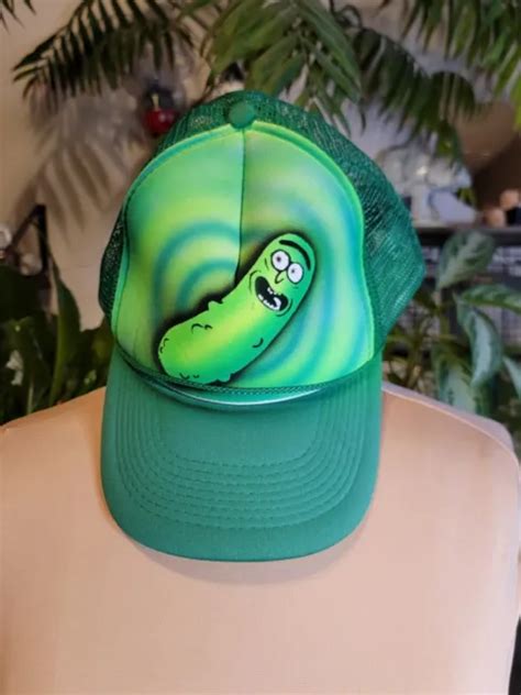 Cartoon Network Rick And Morty Im Pickle Rick Snapback Ball Cap Hat