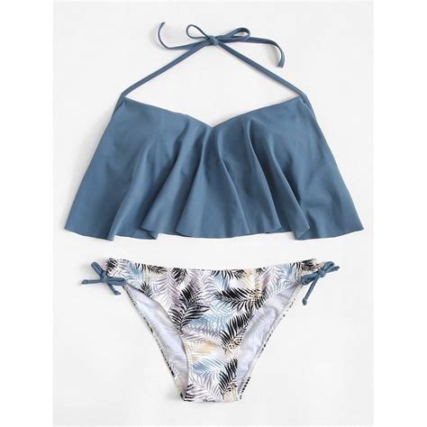 Tie Side Flounce Bikini Set Trendy Swimsuits Cute Bathing Suits