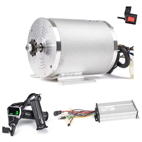 Electric Brushless Dc Motor Complete Kit 48v 2000w 4300rpm High Speed