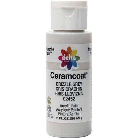 Shop Plaid Delta Ceramcoat Acrylic Paint Drizzle Grey Oz