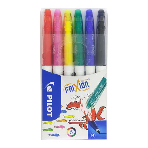 Pilot Frixion Colors M Erasable Markers 6set Markers N Pens