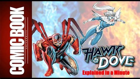 Hawk And Dove Explained In A Minute Comic Book University Youtube