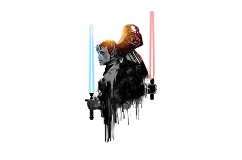 2560x1700 Luke And Darth Vader Artwork Chromebook Pixel Hd 4k