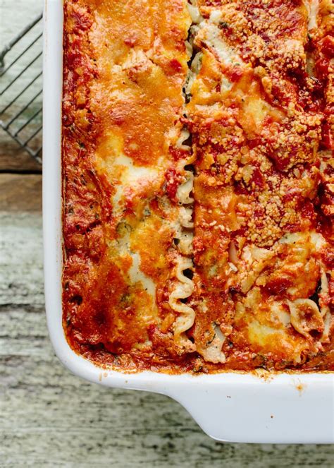 This one is filled with meaty shiitake and cremini mushrooms, spinach, and ricotta and mozzarella cheeses. Recipe: Ina Garten's Roasted Vegetable Lasagna | Recipe in 2020 | Vegetable lasagna, Roasted ...