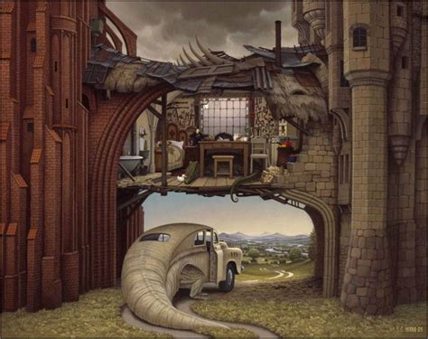 By Jacek Yerka Surrealism Painting Surreal Artwork Surreal Art