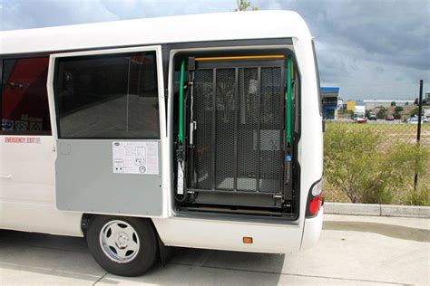 Uniting Care Toyota Coaster Bus Wheelchair Conversion Caddy Mobility