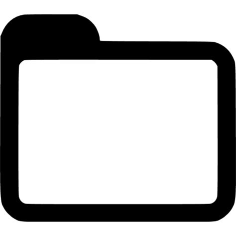 Black Folder Icon Png