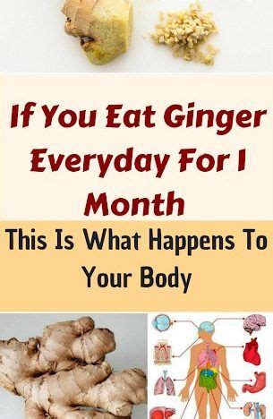 If You Eat Ginger Everyday For Month This Is What Happens To Your Body Eat Healthy Gut