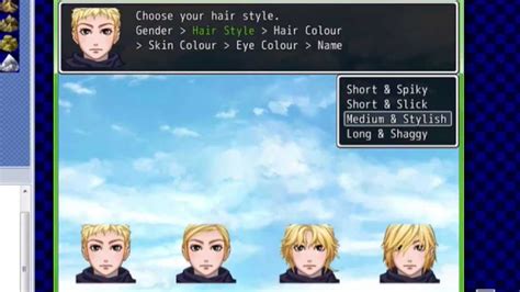 Rpg Maker Vx Ace Character Creation Trailer Indie Game Judge Youtube